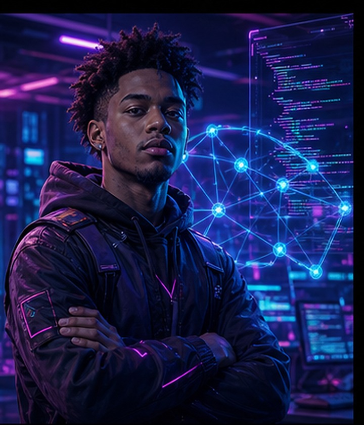 AI digital avatar portrait