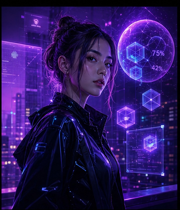 AI digital avatar portrait