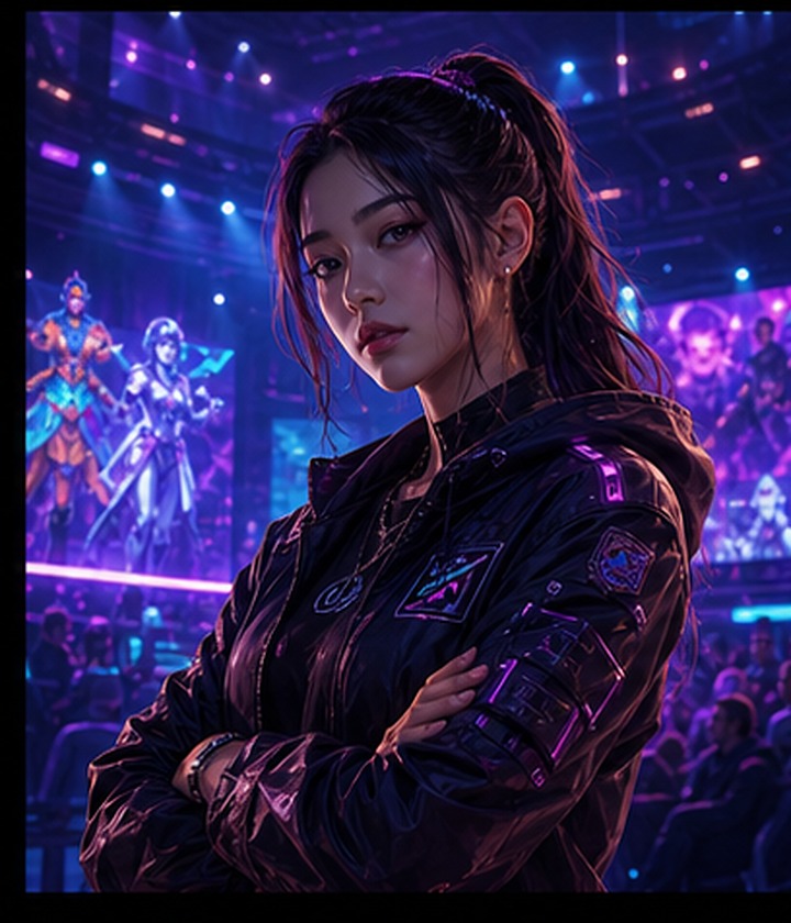 AI digital avatar portrait
