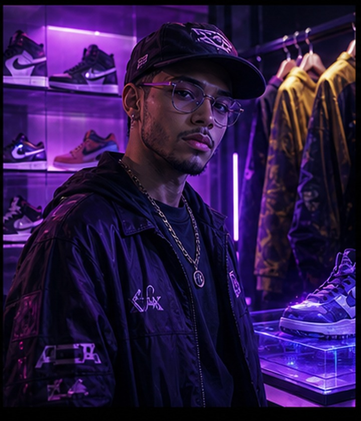 AI digital avatar portrait